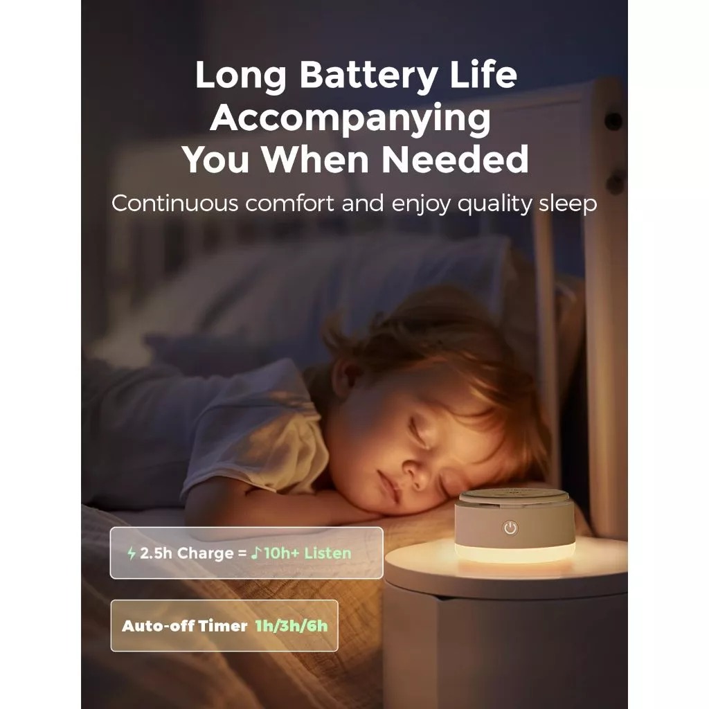 Máy tạo tiếng ồn trắng Momcozy WN03- Không wifi - Ảnh 6
