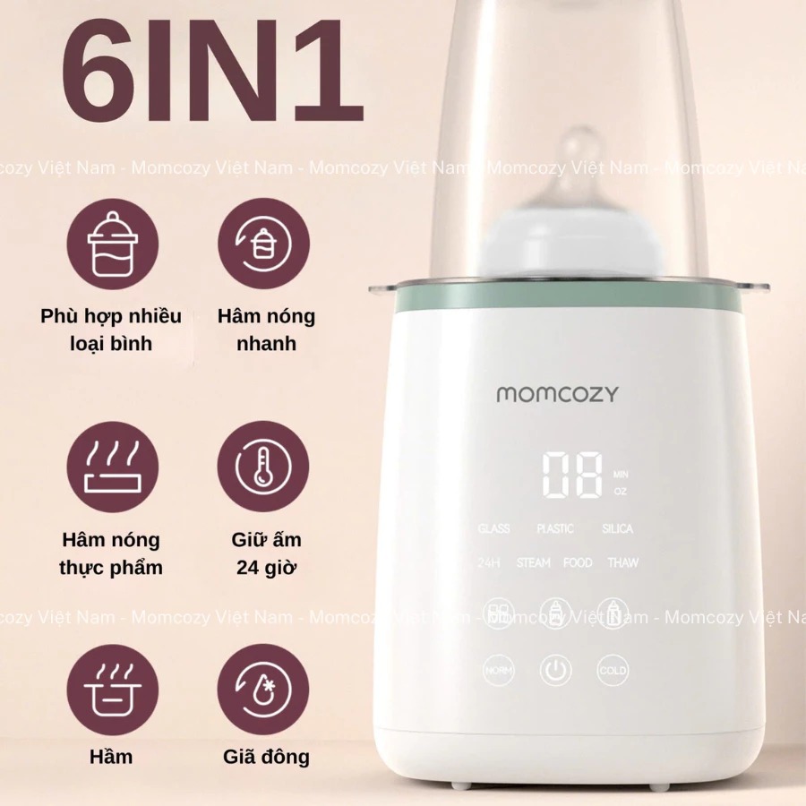 Máy hâm sữa Momcozy MW001 - Ảnh 6